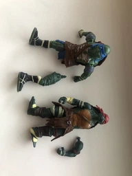 Игровой набор Ninja Turtles Черепашки Ниндзя 4 шт 13 см Леонардо - Донатело - Микиланжело - Рафаель + Оружие фото от покупателей 3