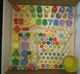 Дерев’яний сортер Wooden Toy Геометрія Монтессорі Класична логіка (2514)