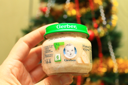 М'ясне пюре Gerber Ніжне курча з 6 місяців 80 г (7613033644948) фото від покупців 9