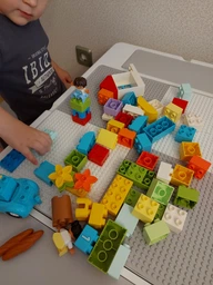 Конструктор LEGO DUPLO Classic Коробка с кубиками 65 деталей (10913) фото от покупателей 14