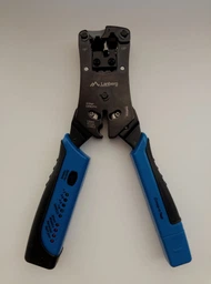 Многофункциональный обжимной инструмент Lanberg NT-0203 для RJ45, RJ12, RJ11 + кабель тестер (Z28410)