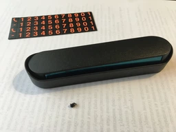 Автовізитка Memos з номером телефону в авто для паркування (Паркувальна карта)