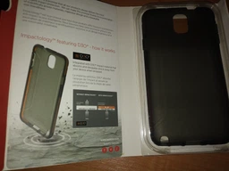 Противоударный чехол силиконовый прозрачный Tech21 Imact Tactical для Samsung Galaxy Note 3 Grey Brown фото от покупателей 1