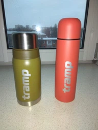 Термос питний Tramp Basic 1,0л. 30,5х8,5х8,5см. Червоний. Термос для напоїв UTRC-113