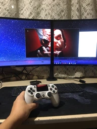 Беспроводной геймпад PlayStation Dualshock 4 Bluetooth PS4 Wave Blue для PS4 фото от покупателей 12