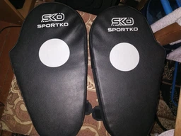 Лапы для кикбоксинга и единоборств SPORTKO черные