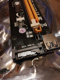 Райзер Ewell Riser Card PCI-E 1X to 16X v.007, USB3.0 кабель (EW029) фото от покупателей 2