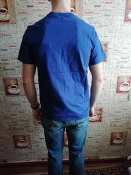 Футболка хлопковая мужская Levi's Ss Original Hm Tee 56605-0021 M Оливковая (5400599850683) фото от покупателей 7