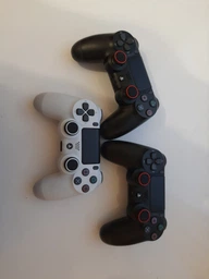 Силіконові накладки на аналогові стики Honson Dualshock 4 чорний з білою окантовкою 2 шт. фото від покупців 15