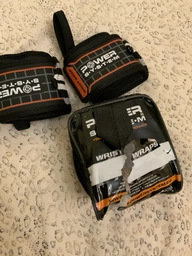 Кистьові бинти Power System PS-3500 Wrist Wraps Grey/Black фото от покупателей 3
