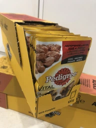 Упаковка влажного корма Pedigree говядина, ягненок, морковь в соусе 24х100г для собак (5900951262555) фото от покупателей 6
