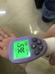 Безконтактний інфрачервоний термометр YiBai (4820176255129) фото від покупців 2