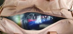 Спортивна сумка жіноча з відділом для взуття Pink дорожня модель 120-1 (Рожева) фото від покупців 7