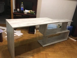 Стол компьютерный угловой Forte Alma 1200x770x500 Венге магия фото от покупателей 3