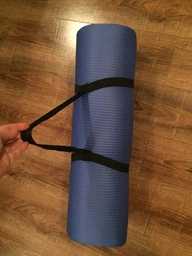 Коврик для йоги и фитнеса NBR (йога мат, каремат спортивный) OSPORT Mat Pro 1см (FI-0075) Фиолетовый фото от покупателей 7