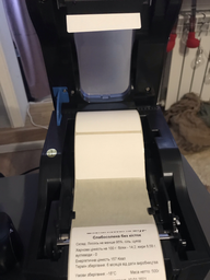 Принтер этикеток Xprinter XP-370BМ USB+Ethernet с отделителем этикетки фото от покупателей 9