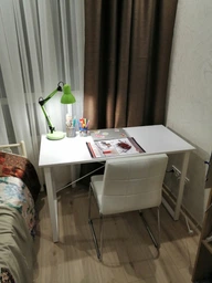 Комп'ютерний стіл Ferrum-decor Дейв 75x100x60 білий ДСП Дуб Сонома 16мм