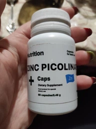 Цинк пиколинат EntherMeal Zinc Picolinate 60 капсул (ZNPIC060EM086) фото от покупателей 1