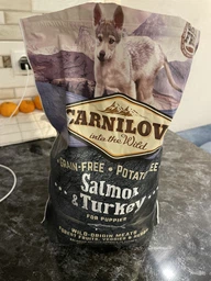 Сухий корм з лососем та індичкою Carnilove Puppies Salmon Turkey Карнілов для цуценят всіх порід 1,5 кг (8595602508839) фото от покупателей 3