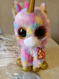Мягкая игрушка TY Beanie Boo's Единорог "Fantasia" 25 см (8421370412)