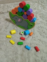 Деревянная игра-баланс Viga Toys Слоник (50390) фото от покупателей 5
