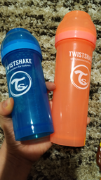Пляшка для годування антиколькова Twistshake із силіконовою соскою 330 мл (7350083122643) фото від покупців 2