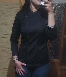 Китель поварской женский черный Atteks - 00924 46