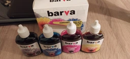 Комплект чернил Barva для Epson L100/L210/L355/L1300/L3050 (664) 4x90 г BK/C/M/Y (E-L100-090-MP) фото от покупателей 3