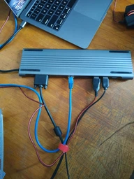 USB хаб Type C 10 в 1 HDMI VGA SD/TF Card Reader Hub 3x3 Ethernet RJ-45 USB C переходник для MacBook Pro PAVLYSH (PH-15) фото от покупателей 1