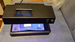 Детектор валют (ультрафіолетова лампа) UKC AD 2138 від мережі 220В фото від покупців 7