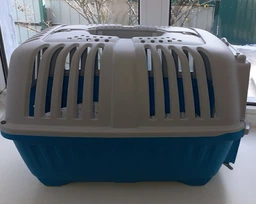 Переноска MPS PRATIKO 1 plast 48 x 31.5 x 33 см Вес животного до 10 кг Темно-синяя (8022967073370) фото от покупателей 18