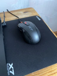 Миша ігрова комп'ютерна A4Tech X-710BK Black USB + килимок A4Tech X7-200MP (218724) фото від покупців 12