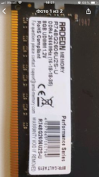 Оперативная память AMD DDR4-2666 8192MB PC4-21300 R7 Performance Series R748G2606U2S-U фото от покупателей 3