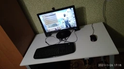 Комп'ютерний стіл Ferrum-decor Курт 75x120x60 сірий ДСП Дуб Сан-Маріно 16мм фото від покупців 5