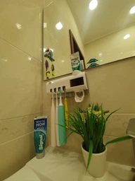 Автоматичний УФ-стерилізатор диспенсер для зубної пасти та щітки Toothbrush sterilizer (as-1173) фото від покупців 4