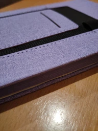 Записная книга блокнот Buromax COMFORT A5 96 л клетка иск.кожа фиолетовый (BM.295109-07)