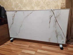 Керамічна електронагрівальна панель ECOTEPLO LION 1500 EL Білий мармур фото від покупців 2