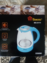Електричний чайник Domotec DT скло