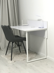 Комп'ютерний стіл Ferrum-decor Скай 75x100x60 білий ДСП Дуб Артізан 16мм (SKA2060) фото від покупців 1