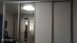 Шкаф-купе четырехдверный Roko 238.4x242x60 см ДСП + Зеркало Дуб молочный (20200024653)
