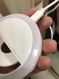 Селфи кільце універсальне Ring Light USB чорний RK-12 з підсвічуванням фото від покупців 4