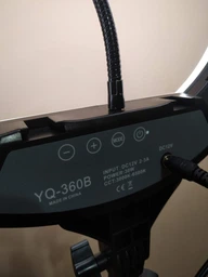 Светодиодная кольцевая LED лампа 14“ 36 см 36 W со штативом 220 см для профессиональной съемки блогеру, визажисту,как дополнительное освещение фото от покупателей 11