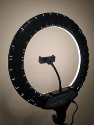 Светодиодная кольцевая LED лампа 14“ 36 см 36 W со штативом 220 см для профессиональной съемки блогеру, визажисту,как дополнительное освещение фото от покупателей 10