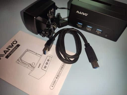 Док-станция Maiwo для HDD 2.5"/3.5" SATA/SSD + 3xUSB 3.0 (K308H) фото от покупателей 9