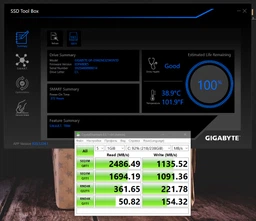 SSD диск Gigabyte 256GB M.2 2280 NVMe PCIe 3.0 x4 NAND TLC (GP-GSM2NE3256GNTD)