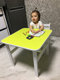 Парта детская DeSon Столик от 1 до 5 лет зеленая фото от покупателей 6