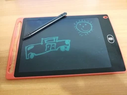 Планшет для малювання дитячий LCD, досточка - дошка для малювання, розмір 8.5", ar. 563427, білий фото від покупців 1