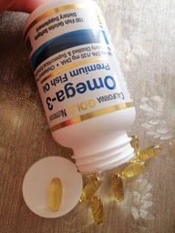 Жирні кислоти California Gold Nutrition Omega-3 Premium Fish Oil DHA 100 капсул фото від покупців 8