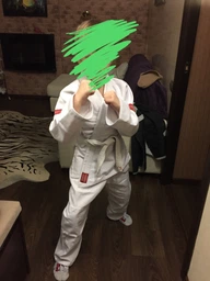 Кімоно для дзюдо біле, TM "Kintayo" Koka, 140 зріст, щільність 350 гр/м.кв. фото від покупців 6