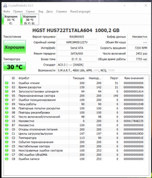 Накопичувач HDD SATA 2.0 TB WD Ultrastar 7K2 7200rpm 128MB (HUS722T2TALA604/1W10002)